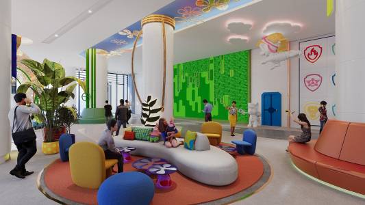 THE LAND OF LEGENDS NICKELODEON HOTEL Lobby