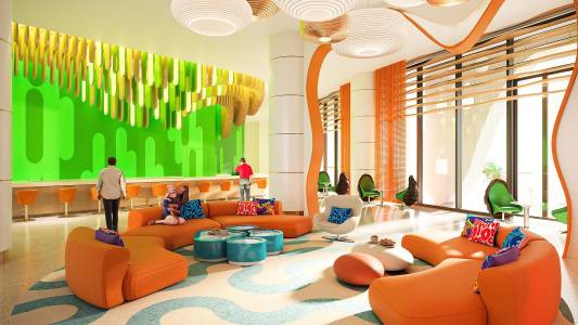 THE LAND OF LEGENDS NICKELODEON HOTEL Lobby